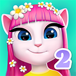 تنزيل My Talking Angela 2 وتحديث صديقتي أنجيلا المتكلمة 2 اخر اصدار